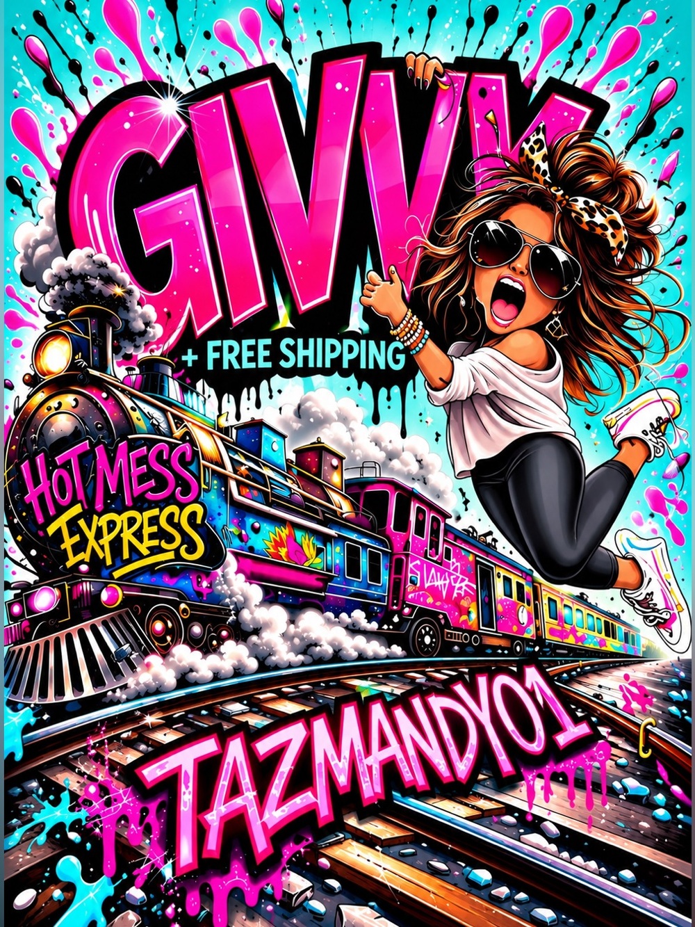 📣 GIVVY LIVE SHOW 📣 GIFT + FREE SHIPPING UNLOCKED COMPLIMENTS OF @TAZMANDY01